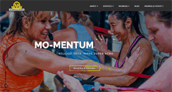 Desktop Screenshot of mo-mentumfitness.com