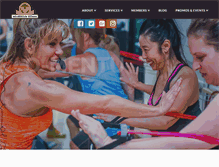 Tablet Screenshot of mo-mentumfitness.com